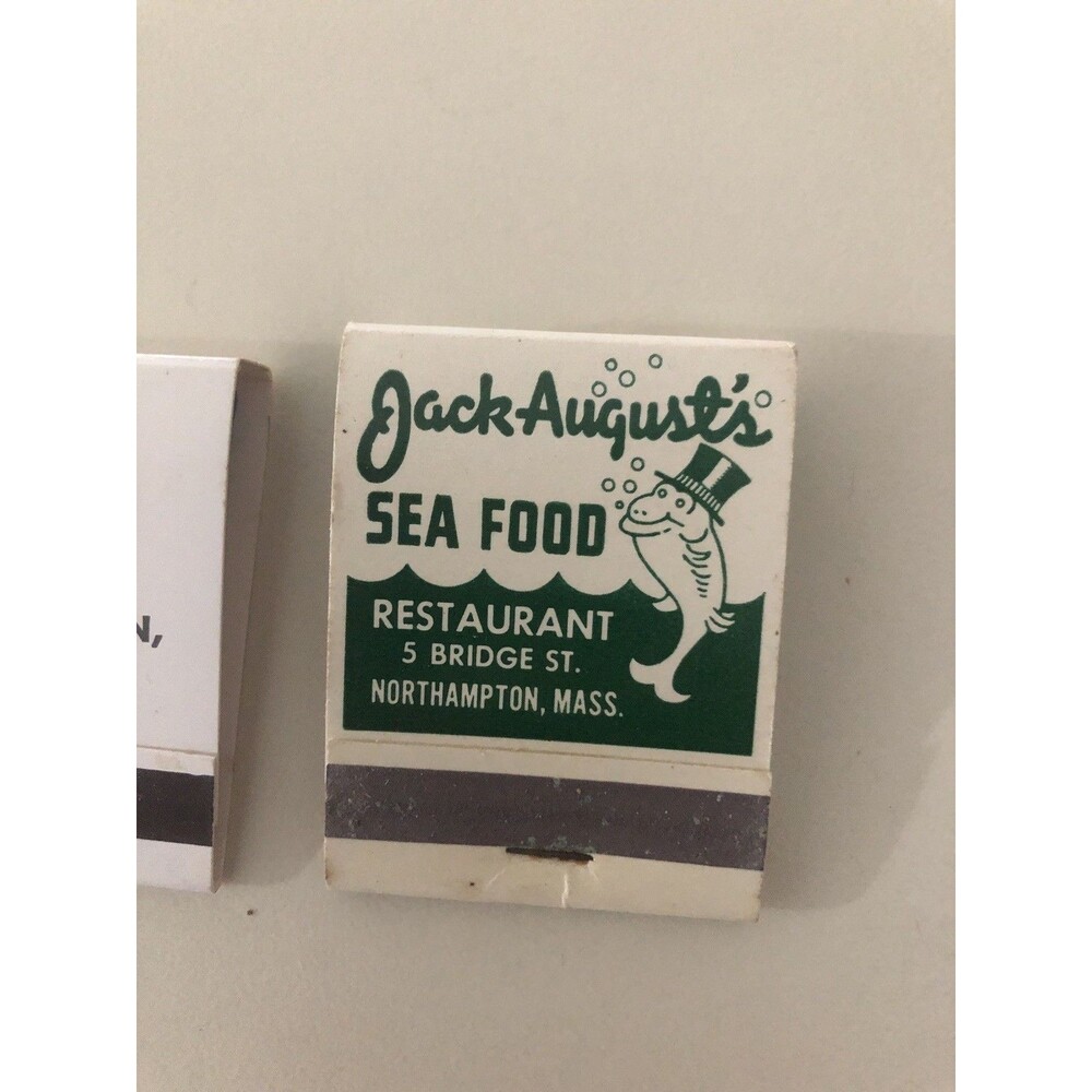 VTG Lot of 2 Northampton Mass. Jack August & Cahil & Hodges Stores Matchbooks - Picture 3 of 9